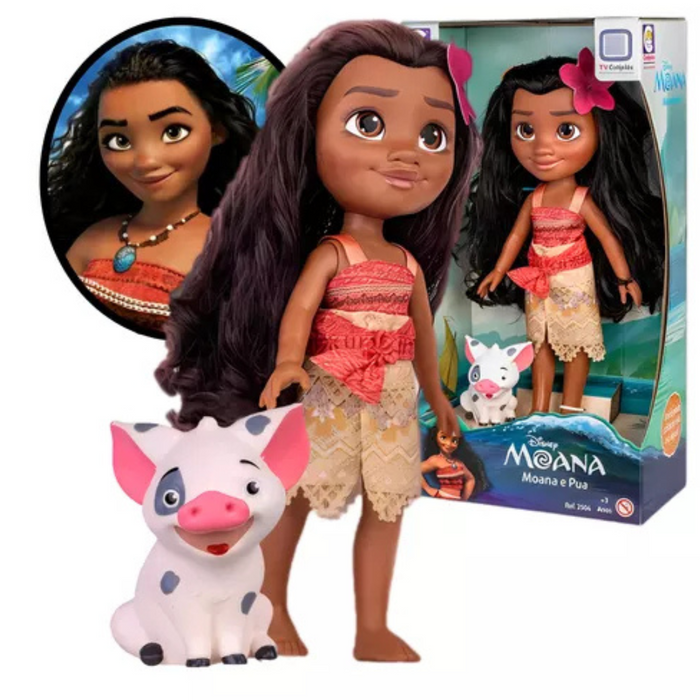 BONECA MOANA E PUA  2600 COTIPLAS.