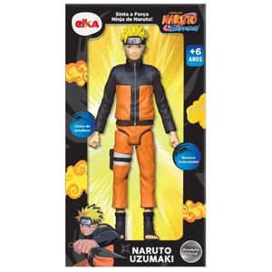 BONECO NARUTO UZUMAKI NARUTO SHIPPUDEN 24CM - 1187 - ELKA