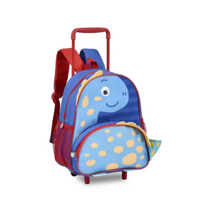 MOCHILA DE RODA DINOSSAURO AZUL CP24508B CLIO PETS