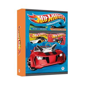 HOT WHEELS BOX COM 6 MINI LIVROS - 49135 - CIRANDA CULTURAL