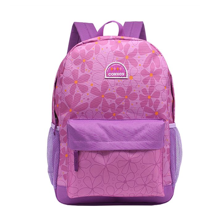 MOCHILA COSTA CASUAL FLOWERS LILAS EM POLIÉSTER - YS29678L - YIN'S