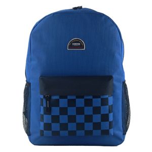 MOCHILA CASUAL SQUARED EM POLIÉSTER AZUL - YS29696A - YIN'S