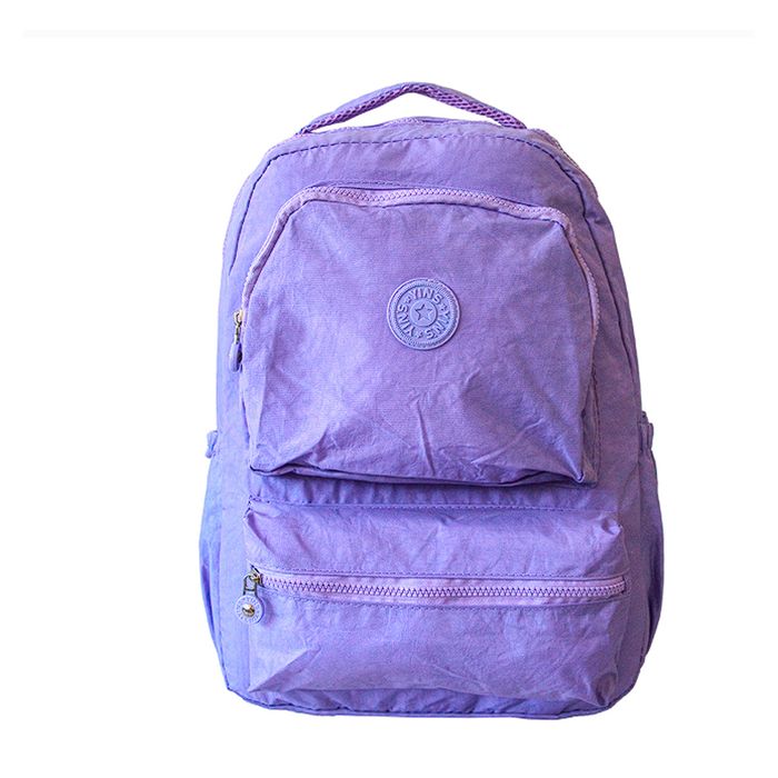 MOCHILA JUVENIL EM CRINKLE LILAS - YS41048R - YIN'S