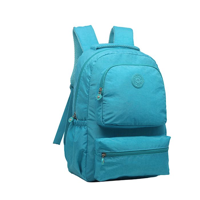 MOCHILA JUVENIL EM CRINKLE AZUL - YS41048A - YIN'S