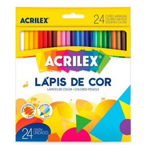 LAPIS DE COR ACRILEX - 24 CORES - 09694