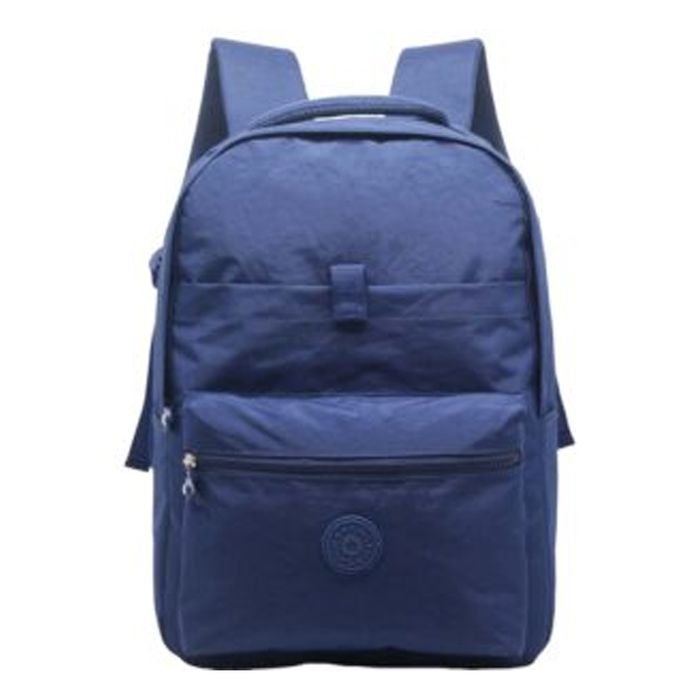 MOCHILA JUVENIL EM CRINKLE AZUL ESCURO - YS41054AE - YIN'S