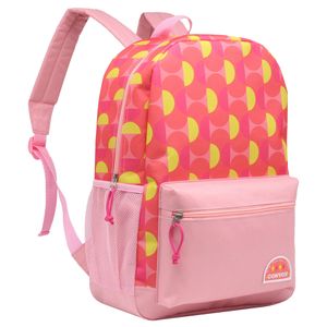 MOCHILA CASUAL GEOMETRIC EM POLIÉSTER ROSA - YS29679R - YIN'S