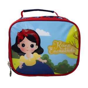 KIT ESCOLAR MAGICAL PRINCESSES EM CETIM+PVC VERMELHO - YS42442V - YIN'S