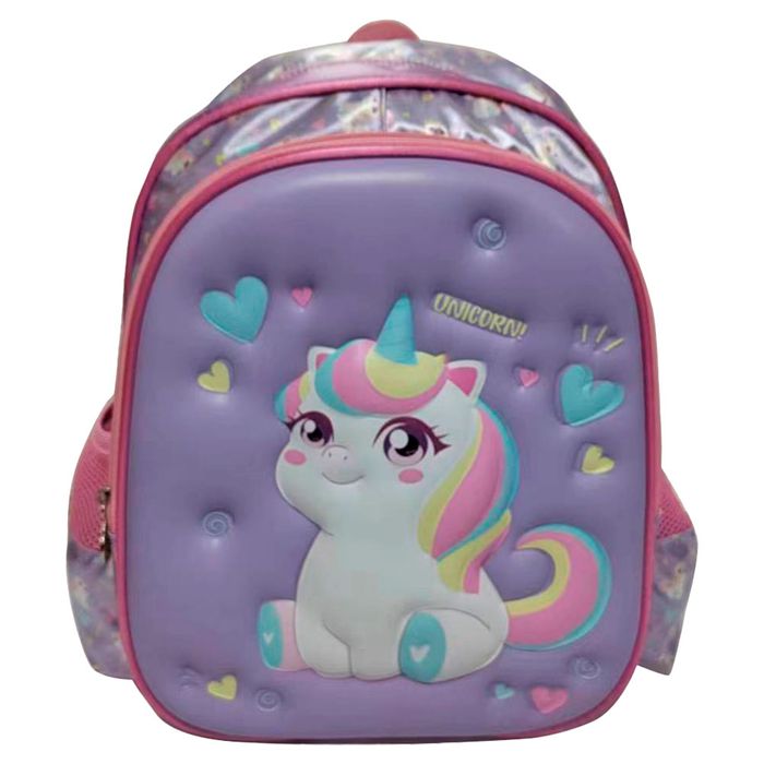 MOCHILA INFANTIL BABY UNICORN LILAS- YS42494L - YIN'S