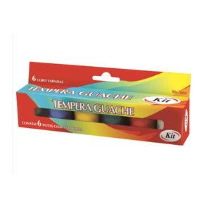 TEMPERA  GUACHE KIT - 6 CORES - 7923