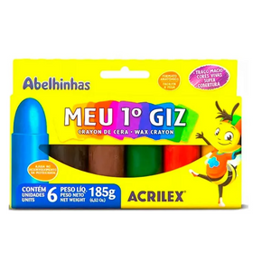 MEU 1' GIZ ABELINHA ACRILEX - 6 CORES - 09506