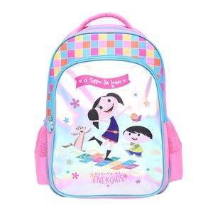 MOCHILA INFANTIL O SHOW DA LUNA AMARELINHA ROSA - YS42358R - YIN'S