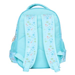 MOCHILA INFANTIL AZUL CLARO O SHOW DA LUNA FUNDO DO MAR - YS42364AZC - YIN'S