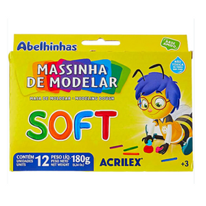 MASSINHA DE MODELAR SOFT - 12 CORES - 07312