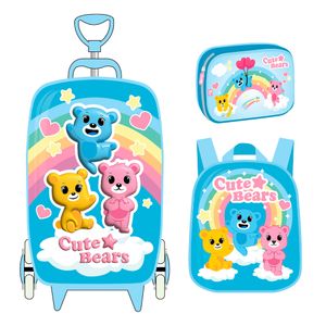 KIT ESCOLAR CUTE BEARS EVA BRILHOSO - YS42501 - YIN'S