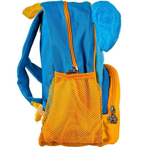 Kit Mochila Costas + Estojo Escolar Creche e Infantil Clio Pets -  Cachorro Azul