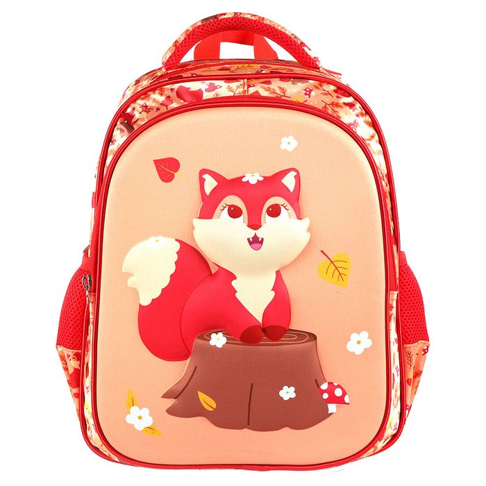 MOCHILA INFANTIL FOX EM CETIM+EVA - YS42398 - YIN'S