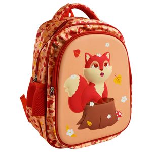 MOCHILA INFANTIL FOX EM CETIM+EVA - YS42398 - YIN'S