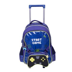 KIT ESCOLAR GAMER BOY POLIÉSTER+PVC - YS42379 - YIN'S