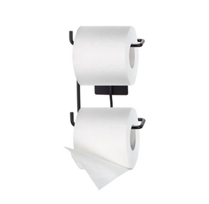 Porta Rolo De Papel Higiênico Duplo Linha Black