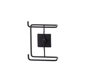 Porta Rolo De Papel Higiênico Duplo Linha Black
