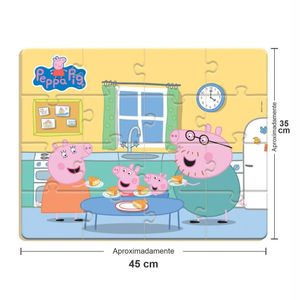 Quebra Cabeça Gigante Peppa Pig - Ref 0528 Nig Brinquedos