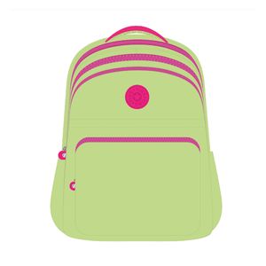 MOCHILA JUVENIL EM CRINKLE BEGE  - YS41074B - YIN'S