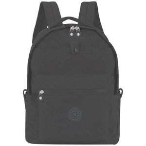 MOCHILA JUVENIL EM CRINKLE PRETO - YS41054P - YIN'S