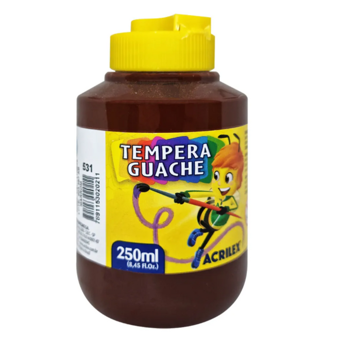 TINTA TEMPERA GUACHE 250ML - ACRILEX - UN