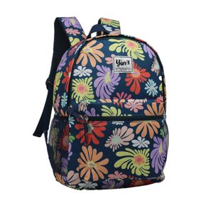 MOCHILA JUVENIL HAPPY/DAISIES EM POLIÉSTER - YS29622 - YIN'S