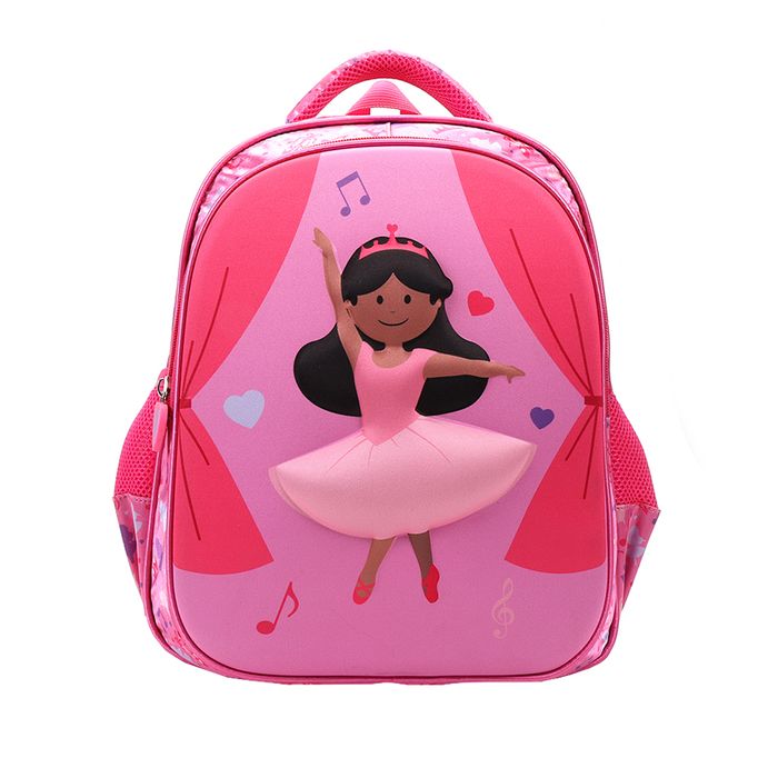 MOCHILA INFANTIL BALLERINA EM CETIM+EVA - YS42456 - YIN'S