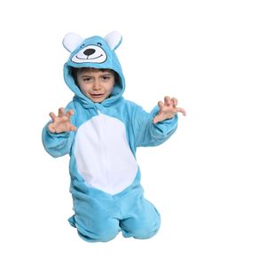 Macacão Divertido Urso Azul