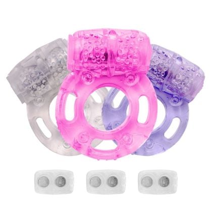 Anel Vibrador Peniano Borboleta 