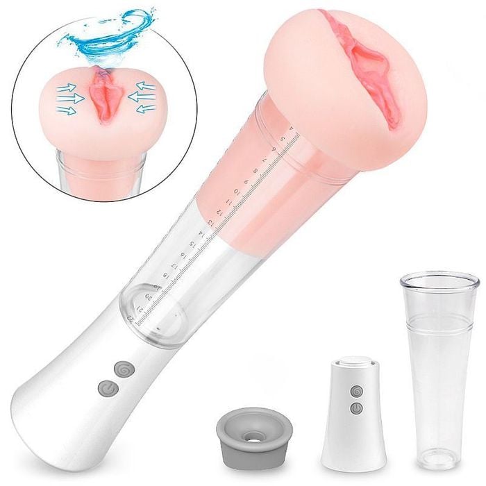 Masturbador E Bomba Vagina Em Cyber Com Vibro E Sucção Sexy Hand
