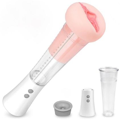 Masturbador E Bomba Vagina Em Cyber Com Vibro E Sucção Sexy Hand