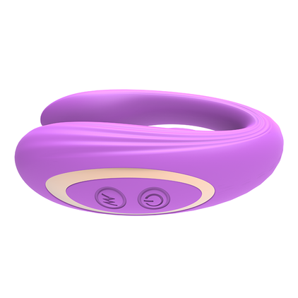 Vibrador De Casal Com 7 Modos De Vibração E Controle Remoto