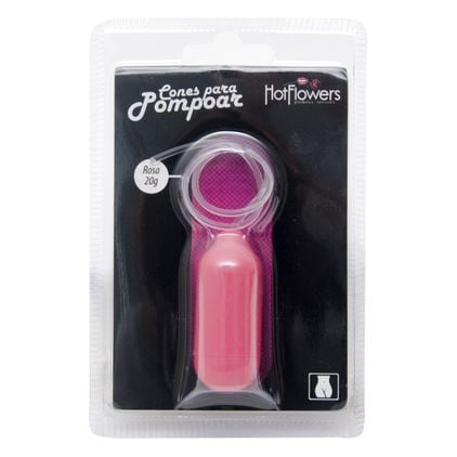 Cone De Pompoar Rosa 20g Hot Flowers