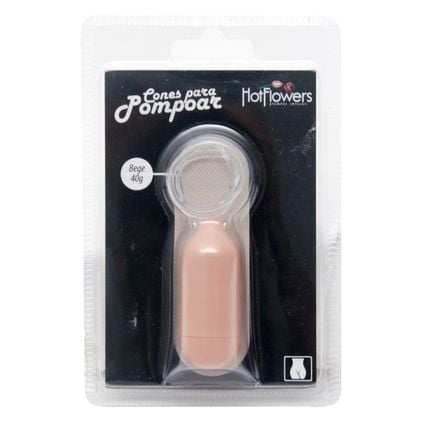 Cone De Pompoar Bege 40g Hot Flowers