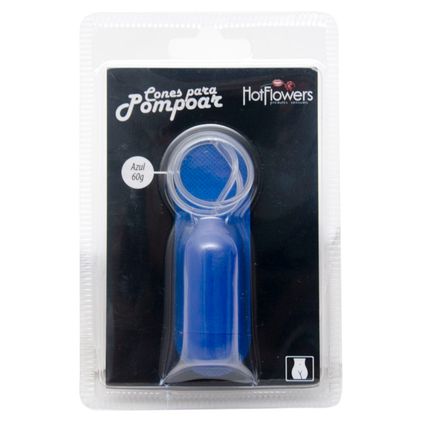 Cone De Pompoar Azul 60g Hot Flowers