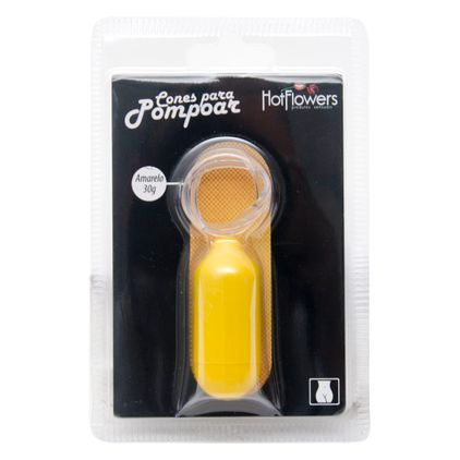 Cone De Pompoar Amarelo 30g Hot Flowers