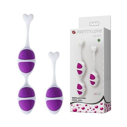 Bolinha Orgasmo Silicone Triplo - Pretty Love
