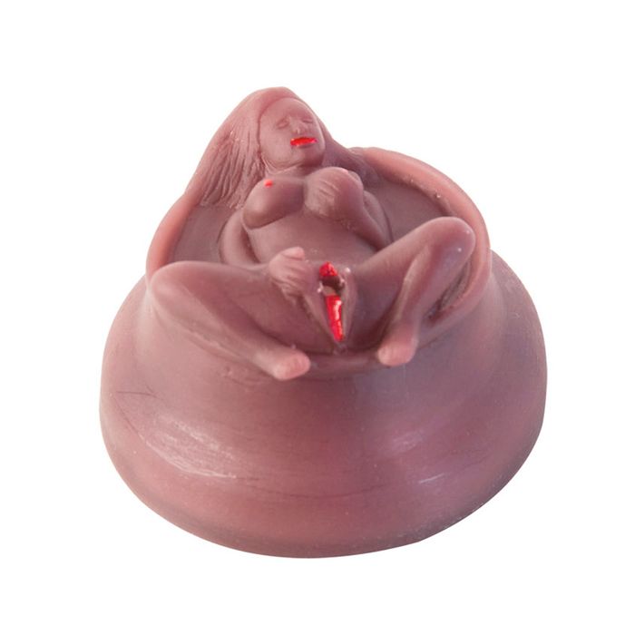 Tampa Para Lata Vagina Black Hot Flowers