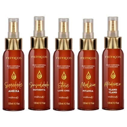 óleo Aromático Spray Massagem 120ml Feitiços