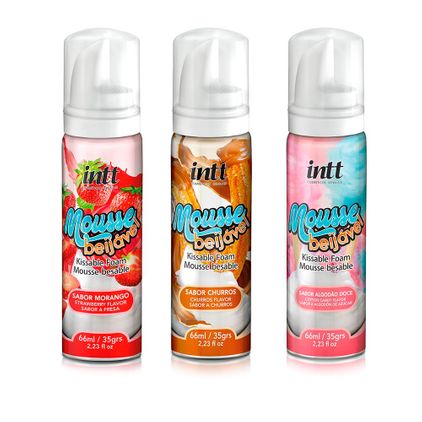 Mousse Beijável Para Massagem 66ml Intt