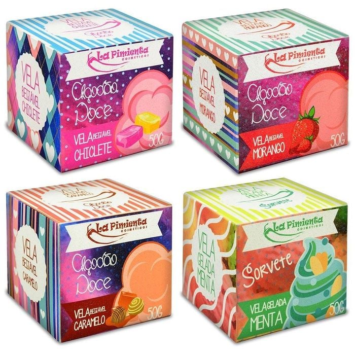 Vela Beijável Aromática 50g La Pimienta