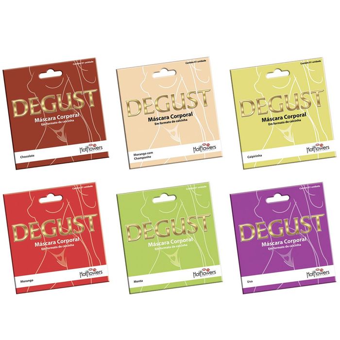 Calcinha Solúvel Degust Hot Flowers