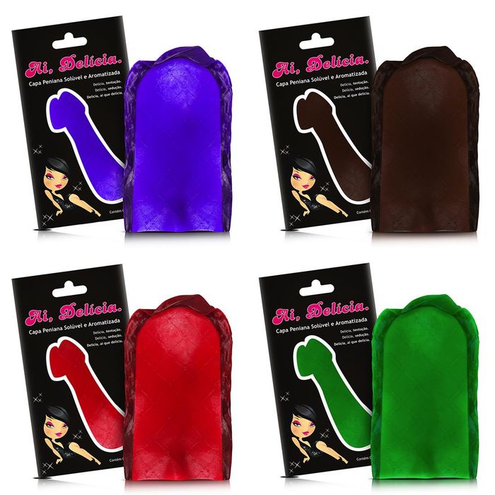 Capa Peniana Solúvel Aí Delícia Sexy Fantasy