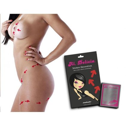 Sticker Adesivo Solúvel Sinalizador Sexy Fantasy 