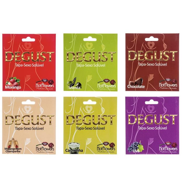Tapa Sexo Flor Solúvel Degust Hot Flowers