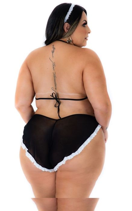 Fantasia Copeira De Luxo Plus 